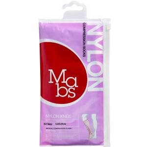 Mabs Nylon Knæstrømpe Sort Medium, 1 par (Udløb: 10/2026)